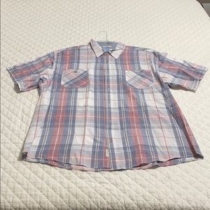 Men’s short sleeve button up shirt